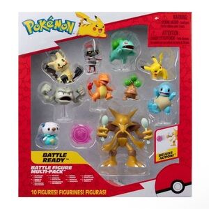 Pokemon 2" Battle Mini Figure Set - 10 Figures!